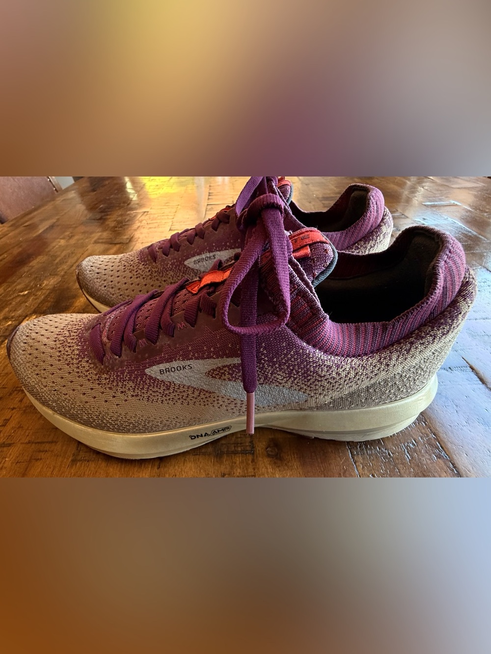 Brooks Levitate Women’s Running Shoes • US 9 M • Purple Beige Pewter • Neutral